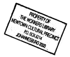 Book Stamp, Workers Library, Johannesburg, S. Africa
