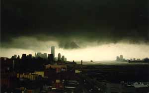 Hudson River during Storm