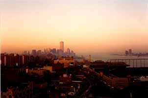 View of downtown NYC